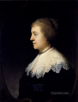 Retrato de Amalia Van Solms Rembrandt Pinturas al óleo